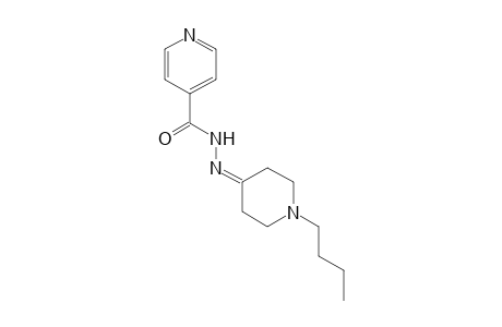 isonicotinic acid, (1-butyl-4-piperidylidene)hydrazide