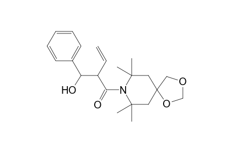 1,3-Dioxa-8-azaspiro[4.5]decane, 8-[2-(.alpha.-hydroxybenzyl)-3-propen-2-onyl]-7,7,9,9-tetramethyl-