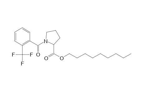 L-Proline, N-(2-trifluoromethylbenzoyl)-, nonyl ester