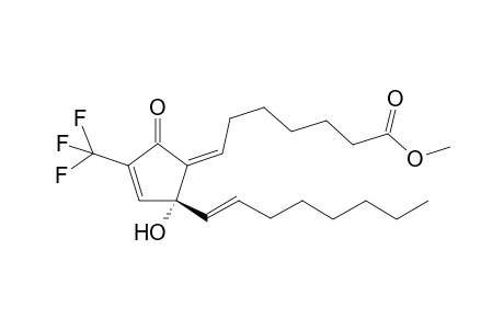 15-Deoxy-12-hydroxy-10-(trifluoromethyl).delta.(7)-PGA(1) methyl ester