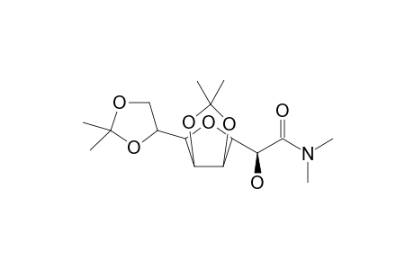 N,N-Dimethyl-3,6-anhydro-4,5:7,8-di-o-isopropylidene-D-erythro-L-allo-octonamide