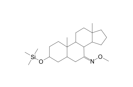 5.ALPHA.-ANDROSTAN-3.BETA.-OL-7-ONE(7-O-METHYLOXIME-3.BETA.-TRIMETHYLSILYL ETHER)