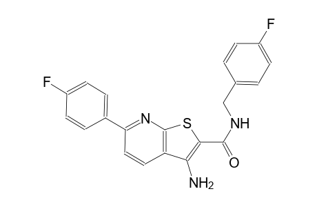 3-amino-N-(4-fluorobenzyl)-6-(4-fluorophenyl)thieno[2,3-b]pyridine-2-carboxamide