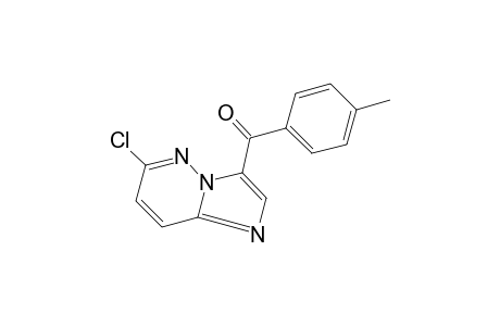 6-chloroimidazo[1,2-b]pyridazin-3-yl p-tolyl ketone