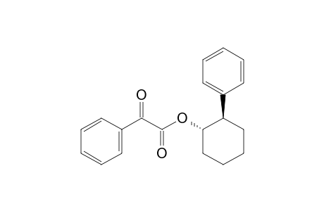 (1S,2R)-Trans-2-phenylcyclohexyl 2-oxophenylacetate