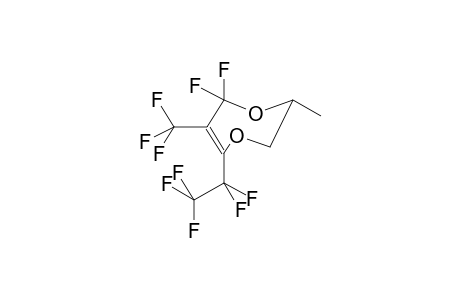 2-METHYL-6-TRIFLUOROMETHYL-5-PERFLUOROETHYL-7,7-DIFLUORO-2,3-DIHYDRO-1,4-DIOXEPINE-5