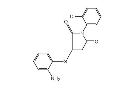 2-[(o-aminophenyl)thio]-N-(o-chlorophenyl)succinimide
