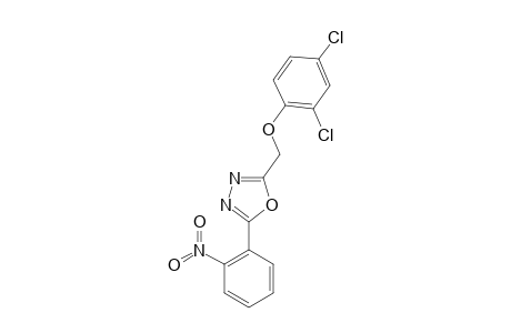 2-(2,4-Dichlorophenoxymethyl)-5-(2-nitrophenyl)-1,3,4-oxadiazole