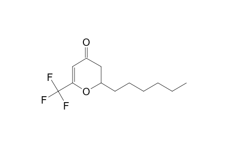 2-Hexyl-6-(trifluoromethyl)-2,3-dihydropyran-4-one