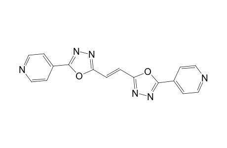 2-(4-pyridyl)-5-[(E)-2-[5-(4-pyridyl)-1,3,4-oxadiazol-2-yl]vinyl]-1,3,4-oxadiazole