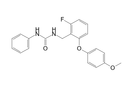 1-[2-fluoro-6-(p-methoxyphenoxy)benzyl]-3-phenylurea