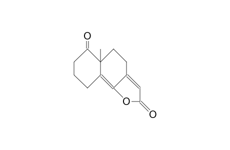 5a-Methyl-tetrahydro-naphtho(1,2-B)furan-2,6(4H,7H)-dione