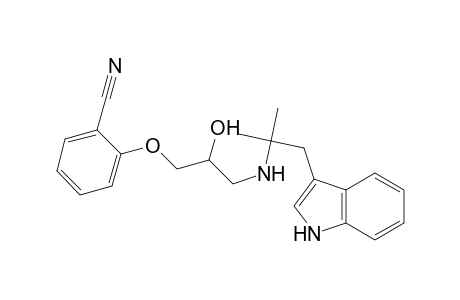 2-(2-Hydroxy-3-([2-(1H-indol-3-yl)-1,1-dimethylethyl]amino)propoxy)benzonitrile