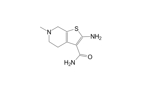 2-Amino-6-methyl-4,5,6,7-tetrahydrothieno[2,3-c]pyridine-3-carboxamide