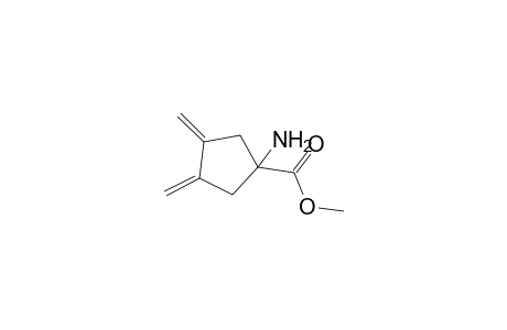 1-Amino-3,4-dimethylene-1-cyclopentanecarboxylic acid methyl ester