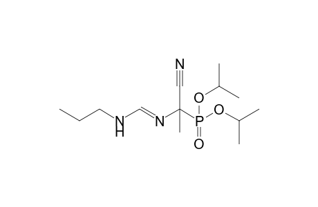 N-(1-cyano-1-diisopropoxyphosphoryl-ethyl)-N'-propyl-formamidine