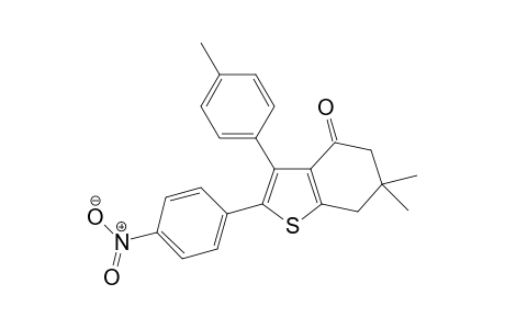 6,6-Dimethyl-3-(4-methylphenyl)-2-(4-nitrophenyl)-6,7-dihydro-1-benzothiophen-4(5H)-one