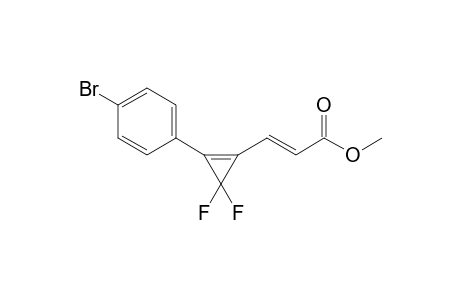 (E)-3-[2-(4-bromophenyl)-3,3-difluoro-1-cyclopropenyl]acrylic acid methyl ester