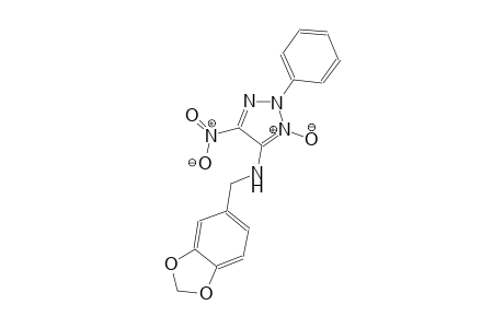 N-(1,3-benzodioxol-5-ylmethyl)-5-nitro-2-phenyl-2H-1,2,3-triazol-4-amine 3-oxide