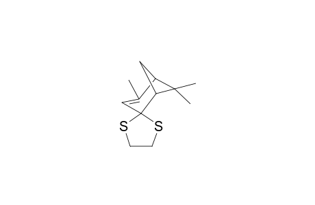 (1S,5S)-4,6,6-Trimethylspiro[bicyclo[3.1.1]hept-3-ene-2,2'-[1,3]dithiolane]