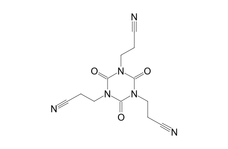 2,4,6-Trioxo-S-triazine-1,3,5(2H,4H,6H)-tripropionitrile