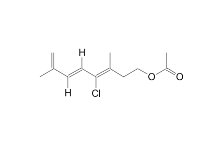 (3Z,5E)-1-ACETOXY-4-CHLORO-3,7-DIMETHYLOCTA-3,5,7-TRIENE