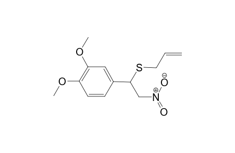 4-[1-(Allylsulfanyl)-2-nitroethyl]-1,2-dimethoxybenzene