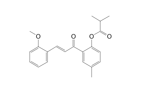 2'-Hydroxy-5'-methyl-2-methoxychalcone, 2-methylpropionate