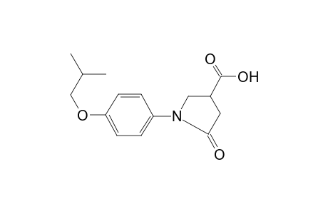 Pyrrolidine-3-carboxylic acid, 1-[4-(2-methylpropoxy)phenyl]-5-oxo-