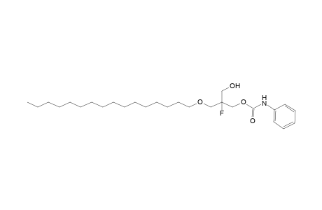 2-Fluoro-2-(hexadecyloxymethyl)-3-(phenylcarbamoyl)propan-1-ol