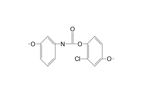 m-methoxycarbanilic acid, 2-chloro-4-methoxyphenyl ester