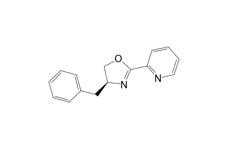 (4S)-4-(phenylmethyl)-2-(2-pyridinyl)-4,5-dihydrooxazole