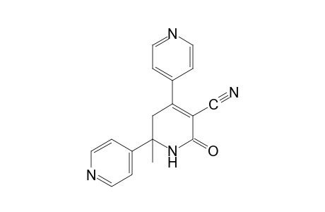 4,6-di-4-pyridyl-6-methyl-2-oxo-1,2,5,6-tetrahydronicotinonitrile