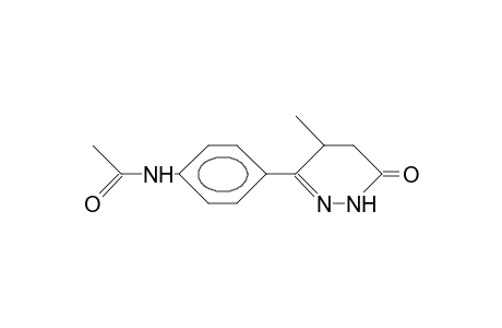 4'-(4-METHYL-6-OXO-1,4,5,6-TETRAHYDRO-3-PYRIDAZINYL)ACETANILIDE