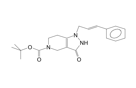 3-keto-1-[(E)-3-phenylprop-2-enyl]-2,4,6,7-tetrahydropyrazolo[4,5-c]pyridine-5-carboxylic acid tert-butyl ester