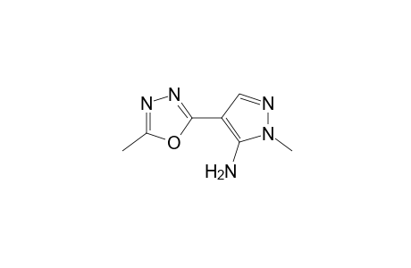 2-(5-amino-1-methylpyrazol-4-yl)-5-methyl-1,3,4-oxadiazole