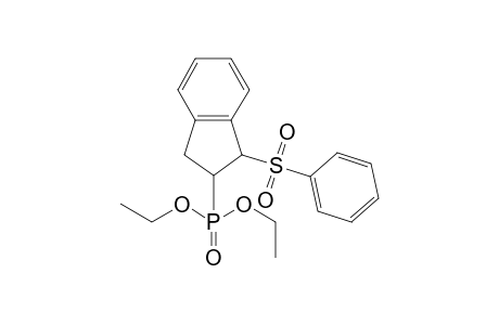 Diethyl [1-(phenylsulfonyl)-2,3-dihydro-1H-inden-2-yl] - phosphonate