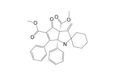 #5G;SPIRO-[CYCLOHEXANE-1',4-(3-METHYLENE-4-OXO-6,6A-DIPHENYL-2,3,4,6A-TETRAHYDRO-(3AA,6AA)-1H-CYCLOPENTA-[B]-PYRROLE)]-3A,5-DICARBOXYLIC-ACID-DIMETHYLESTER