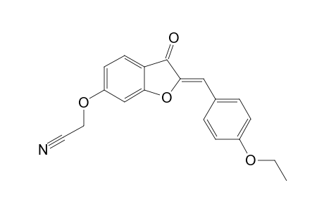 acetonitrile, [[(2Z)-2-[(4-ethoxyphenyl)methylene]-2,3-dihydro-3-oxobenzofuranyl]oxy]-