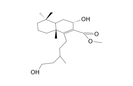 METHYL-7-BETA,15-DIHYDROXY-8-LABDEN-17-OATE