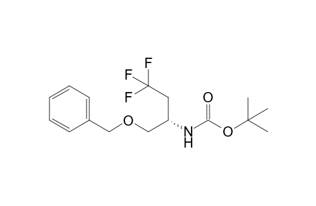 (2S)-1-BENZYLOXY-2-(TERT.-BUTOXYCARBONYL)-AMINO-4,4,4-TRIFLUOROBUTANE