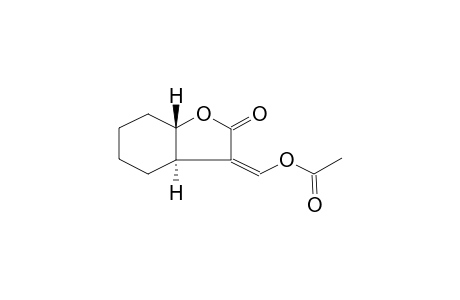 (Z)-3-(ACETOXYMETHYLENE)-TRANS-HEXAHYDRO-2(3H)-BENZOFURANONE