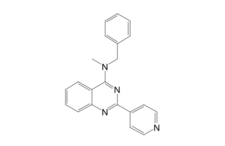 N-Benzyl-2-(4-pyridinyl)-4-quinazolinamine, N-methyl