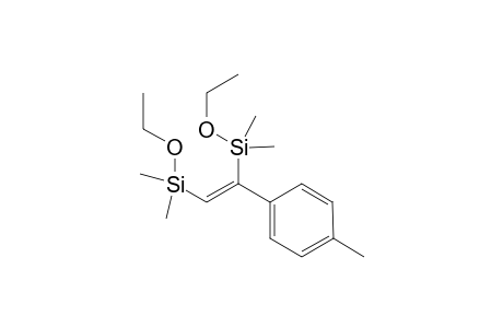 (Z)-1,2-Bis(ethoxydimethylsilyl)-1-(4-methylphenyl)ethene