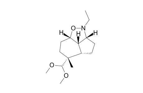 (1-BETA,4-BETA,7-BETA,11-BETA)-3-ETHYL-8-ALPHA-DIMETHOXYMETHYL-8-BETA-METHYL-3-AZA-2-OXA-TRICYCLO-[5.3.1.0(4,11)]-UNDECANE