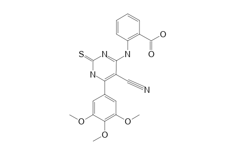 2-[5-CYANO-6-(3,4,5-TRIMETHOXYPHENYL)-2-THIOXO-1,2-DIHYDROPYRIMIDINE-4-YL-AMINO]-BENZOIC-ACID