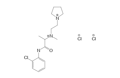 2'-Chloro-2-{methyl[2-(1-pyrrolidinyl)ethyl]amino}propionanilide, dihydrochloride