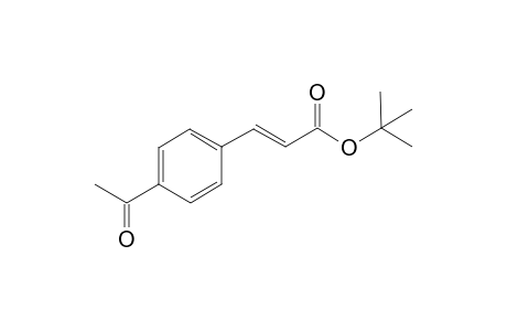 (E)-3-(4-acetylphenyl)-2-propenoic acid tert-butyl ester