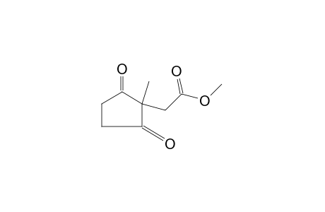2,5-dioxo-1-methylcyclopentaneacetic acid, methyl ester