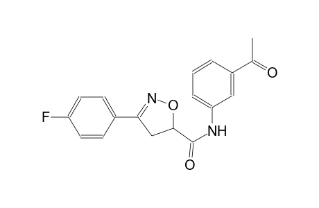 5-isoxazolecarboxamide, N-(3-acetylphenyl)-3-(4-fluorophenyl)-4,5-dihydro-